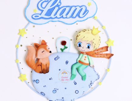 Fiocco nascita Piccolo Principe con nome Liam