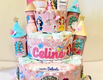 Tortapannolini Principesse Disney con nome Celine