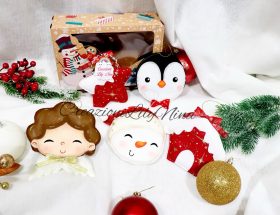 Addobbi per albero di Natale angioletto, pupazzo di neve, pinguino, stella, casetta diy handmade idee regalo